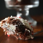 chocolate cake as trifle