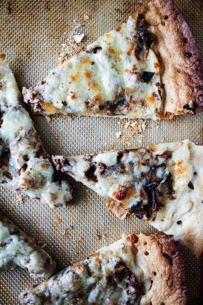 swiss pizza lined up above