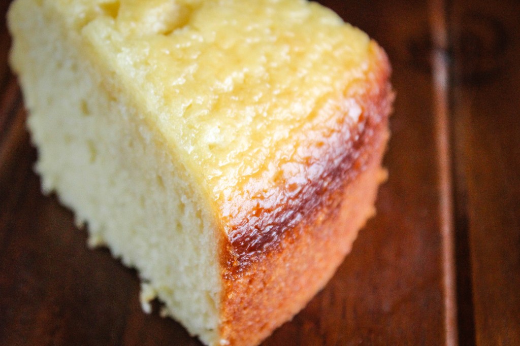 Lemon Cake with Drizzled Lemon Simple Syrup