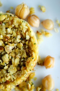 cumin falafel close up side