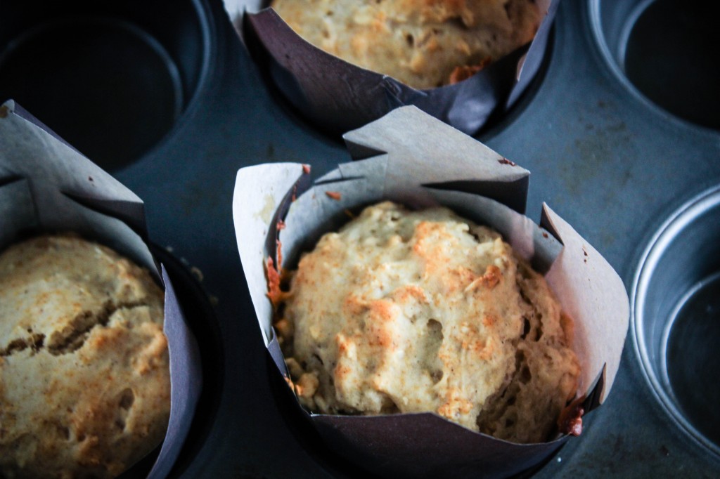 Lavender Honey Oatmeal Muffins