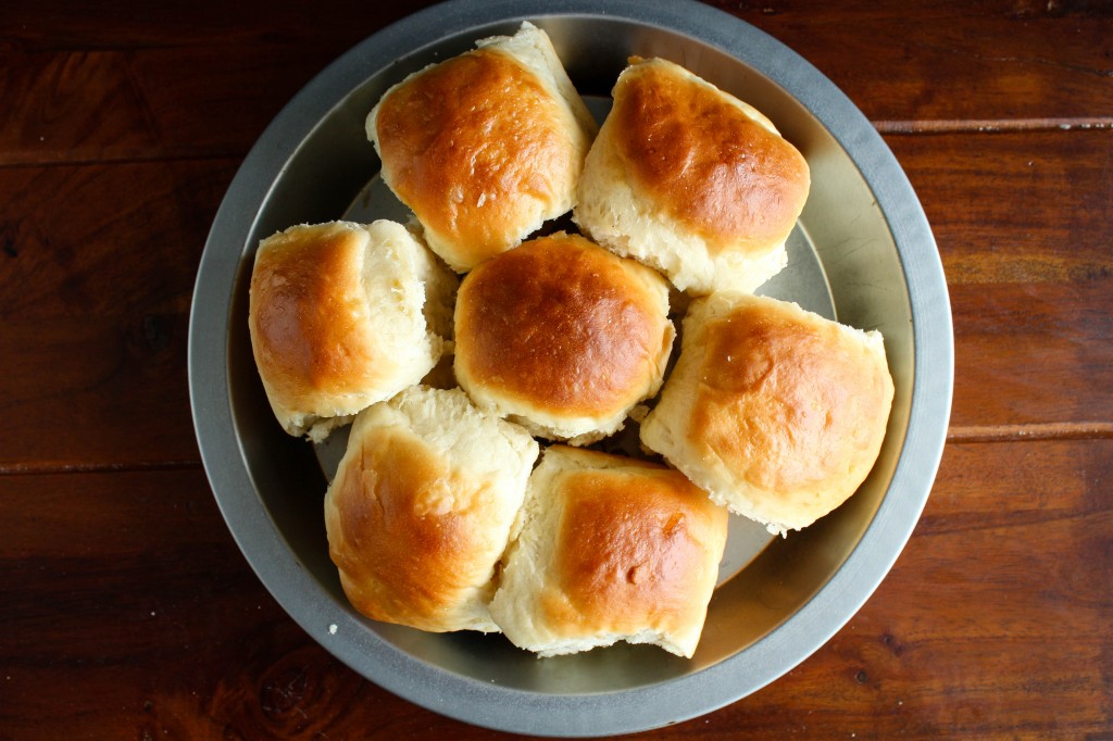 yeast rolls above favorite