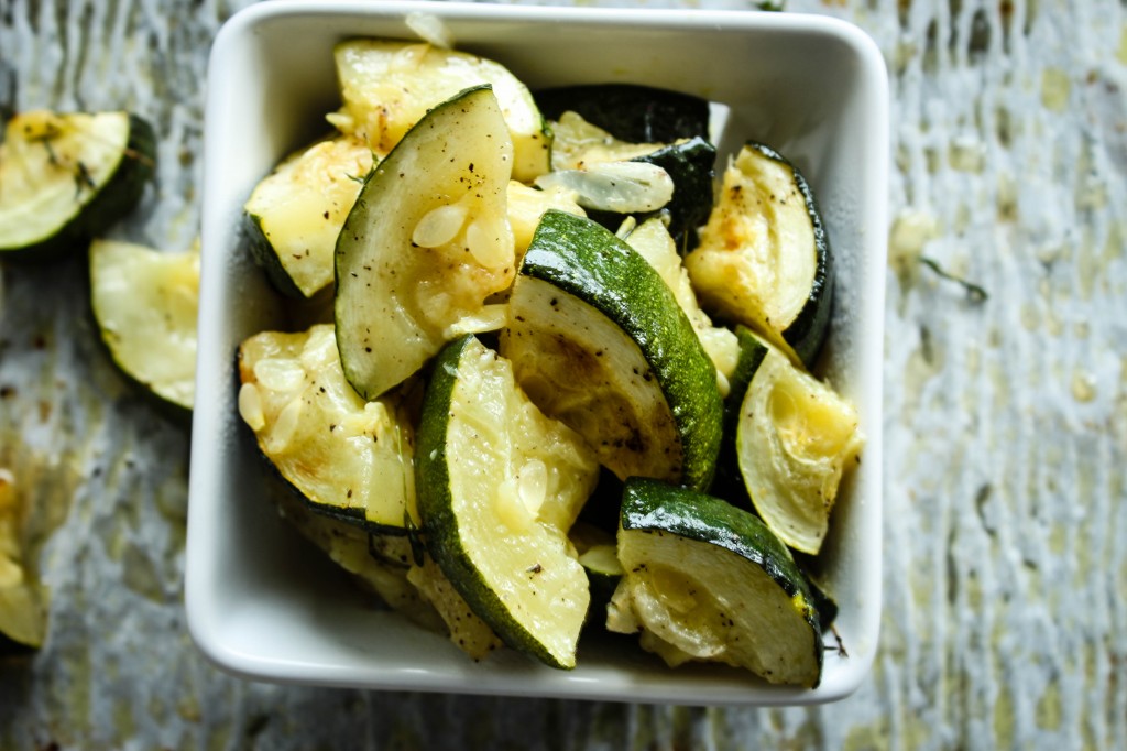 Thyme Roasted Zucchini