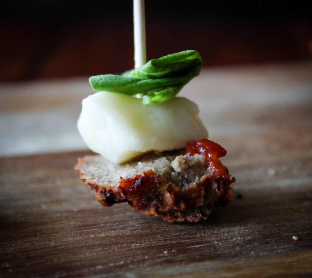 OS meatloaf on stick close up