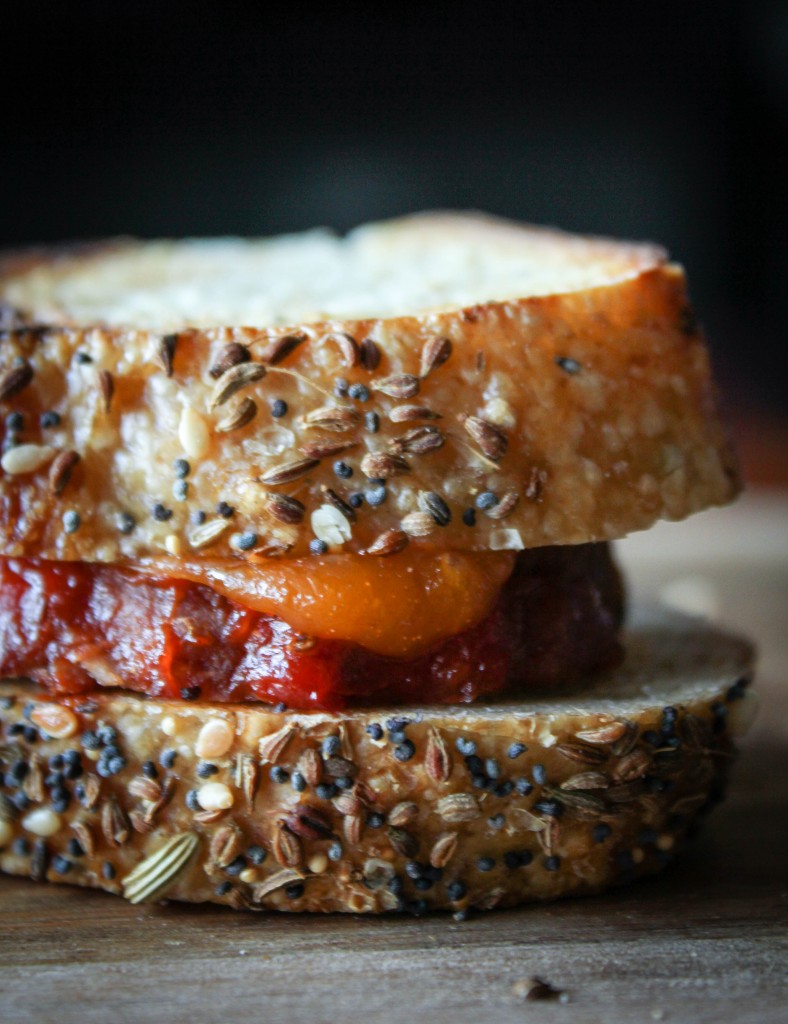 OS meatloaf patty back side left