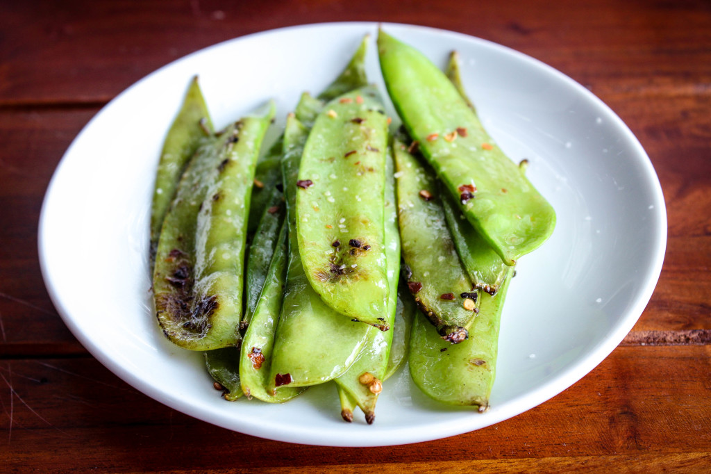 Spicy Snap Peas
