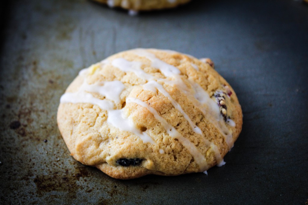 apple raisin cookies dark