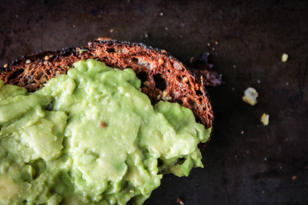 mag toast with avocado