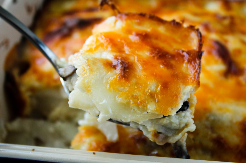 scal potatoes side cheesed scoop