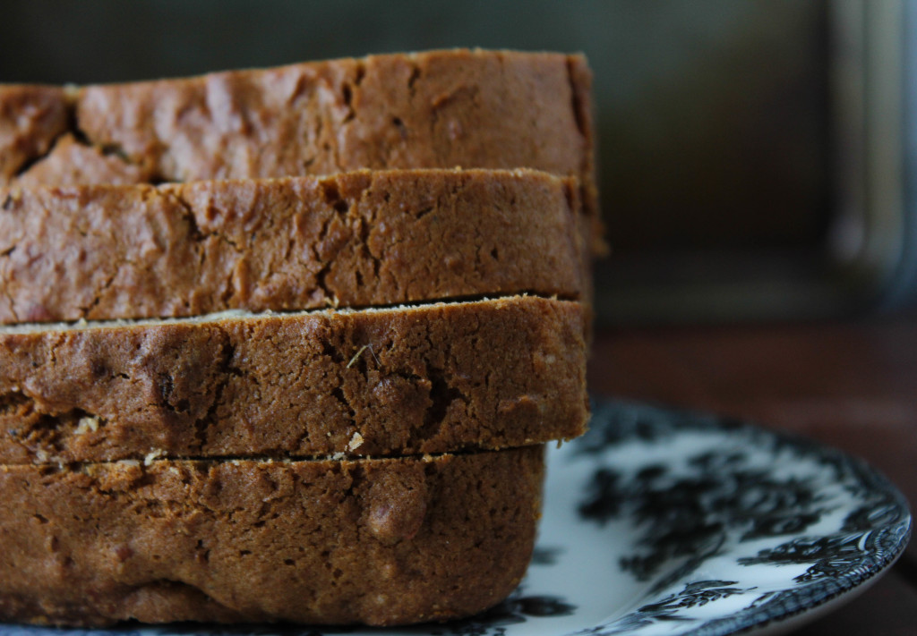 sweet potato pecan bread stacked_