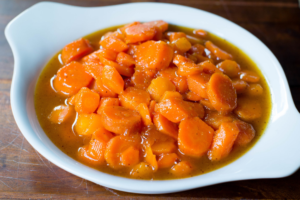 Apricot Preserve Glazed Carrots