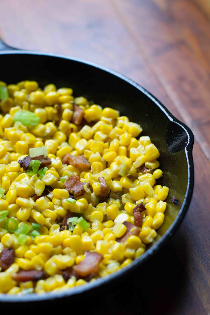 Corn Salad side view* || bakesinslippers.com