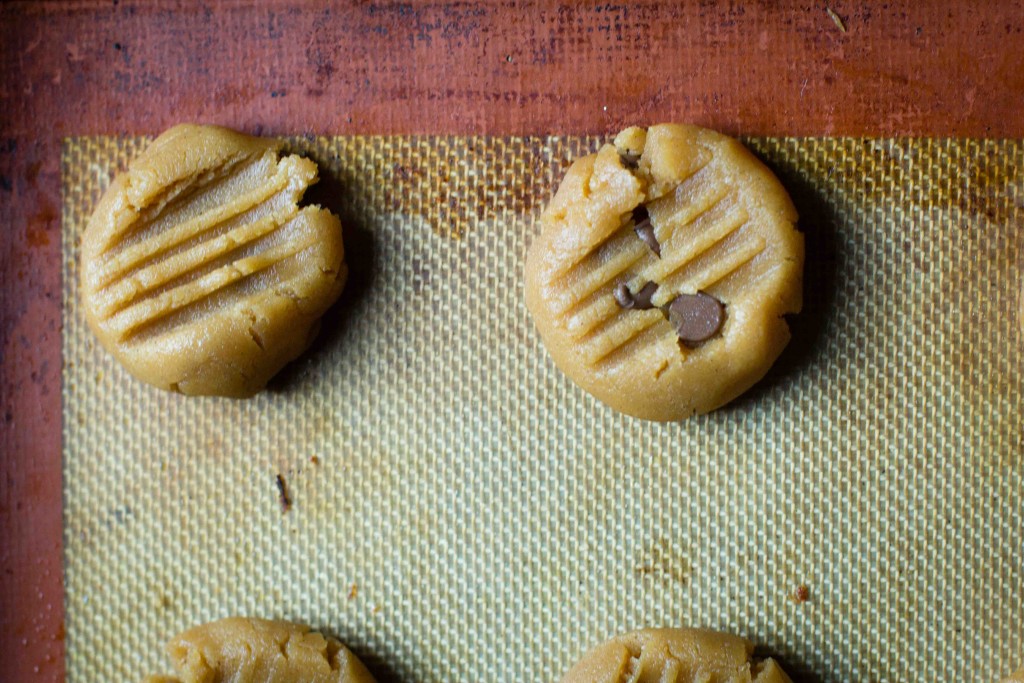 PB CC Cookie dough on sheet** -- bakesinslippers.com