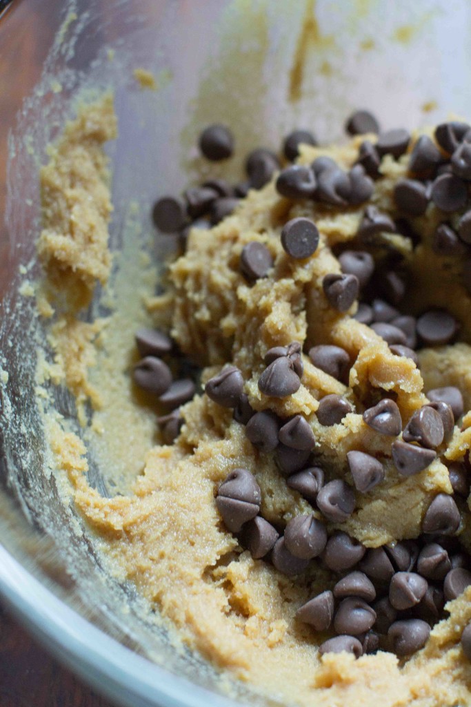 PB CC Cookie dough with chips -- bakesinslippers.com