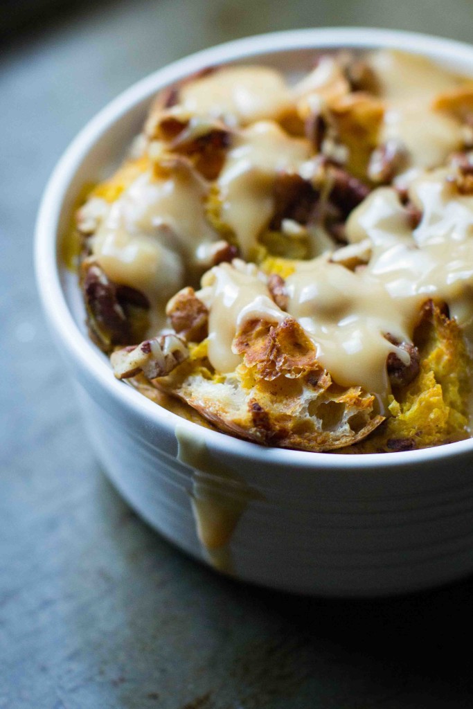 Fall Bread Pudding || close up**
